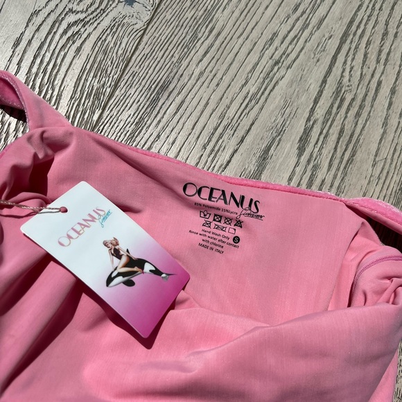 Oceanus Swimwear Callie Dress Pink Sz S - Picture 6 of 6